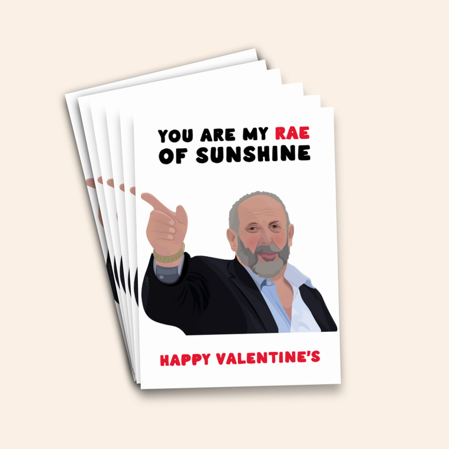You Are My Rae of Sunshine Funny Valentine’s Card Pack