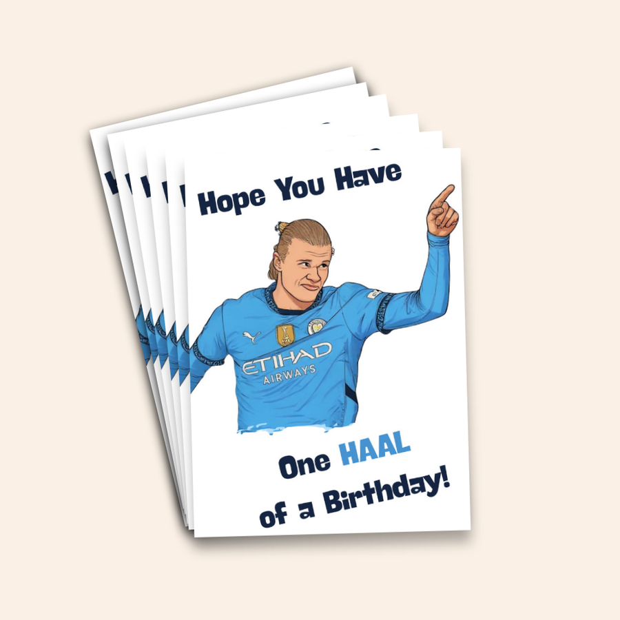 Hope You Have One Haal of a Birthday Football Card Pack