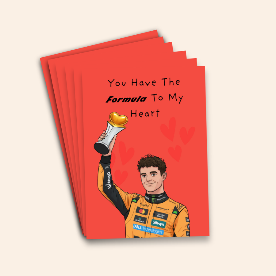 You Have the Formula to My Heart F1 Love Card Pack
