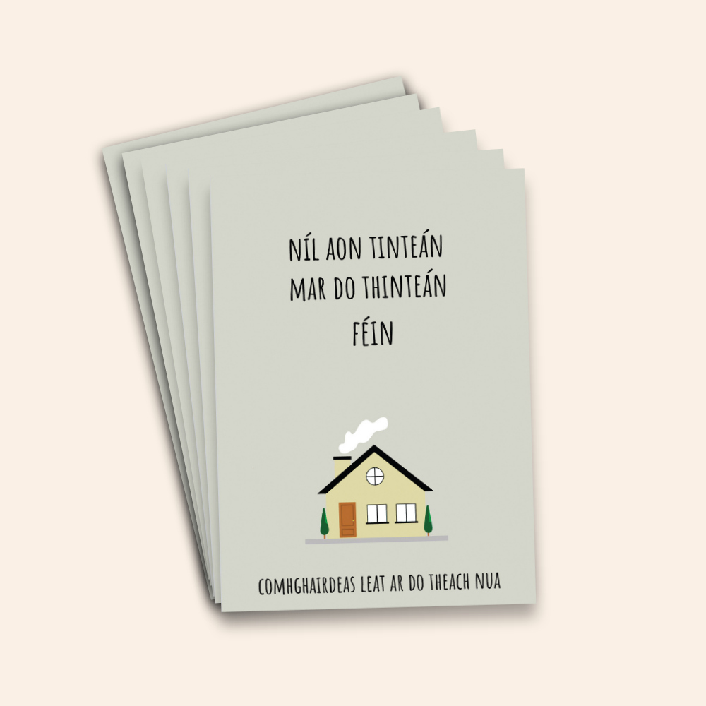 Irish Language New Home Card Pack | Wholesale