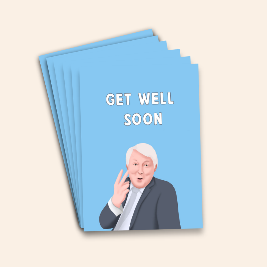 Get Well Soon Illustrated Card Pack