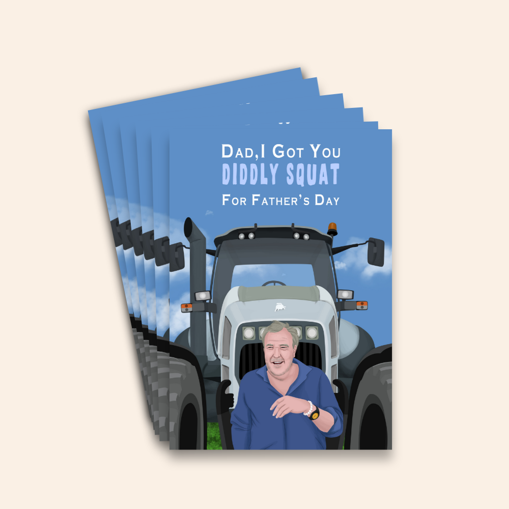 Dad, I got you diddly squat for Father’s Day Card Pack