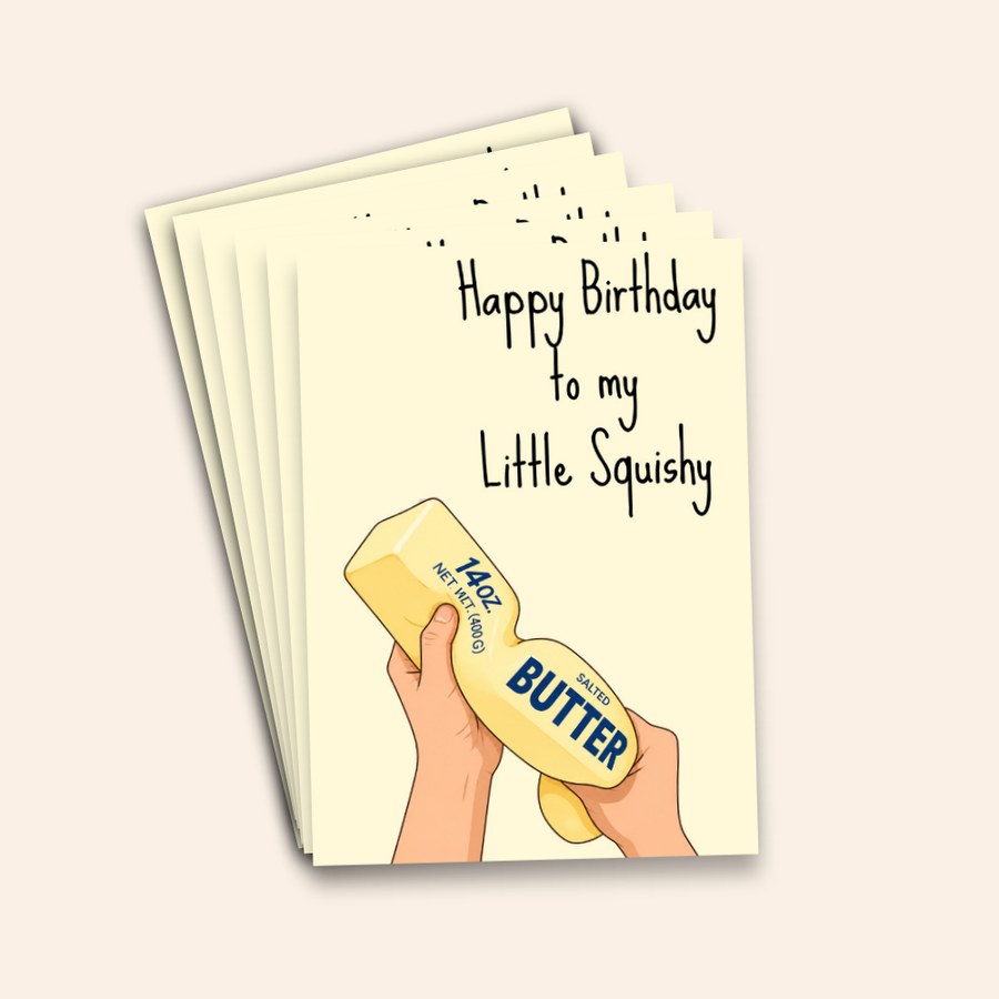 Happy Birthday to My Little Squishy Card Pack