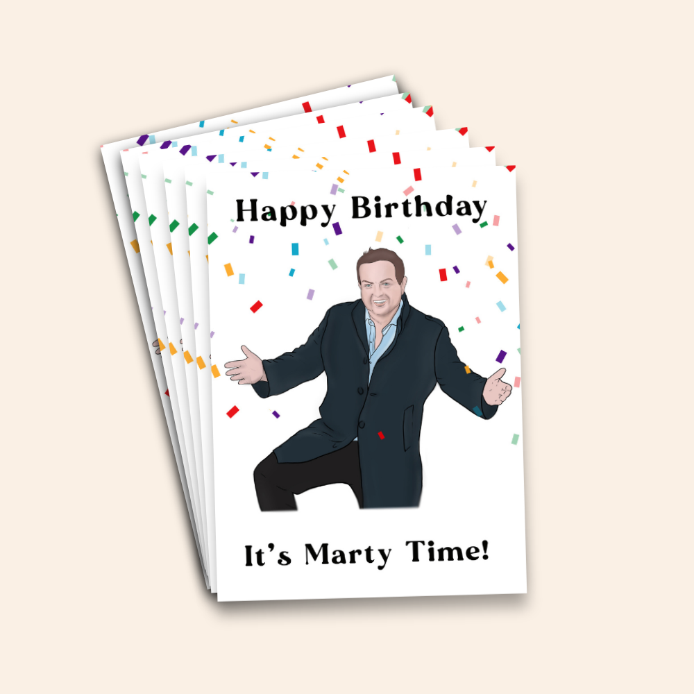 Marty Birthday Card Pack