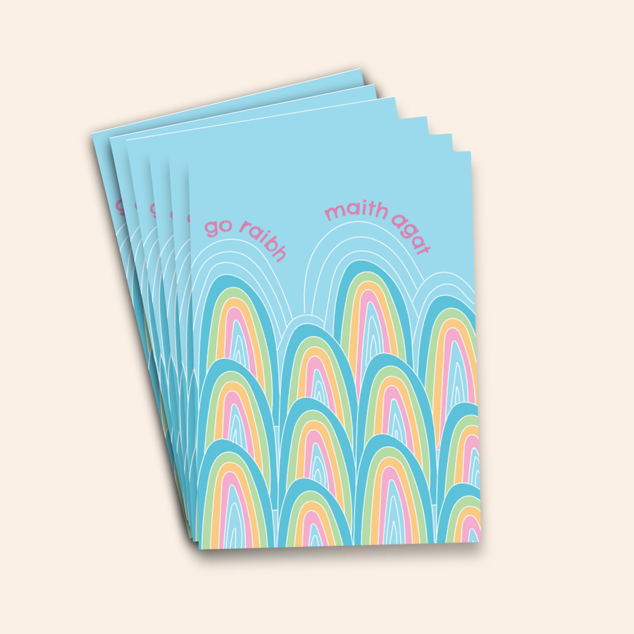 Go Raibh Maith Agat Irish Thank You Card Pack