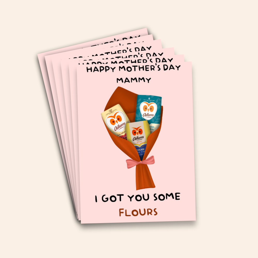 I Got You Some Flours Funny Mother’s Day Card Pack