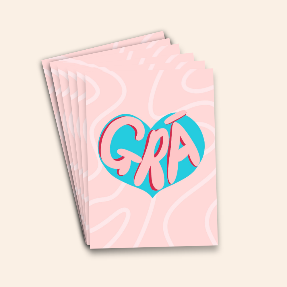 Grá Irish Language Love Card Pack