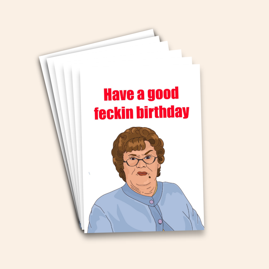 Have a Good Feckin Birthday Funny Card Pack