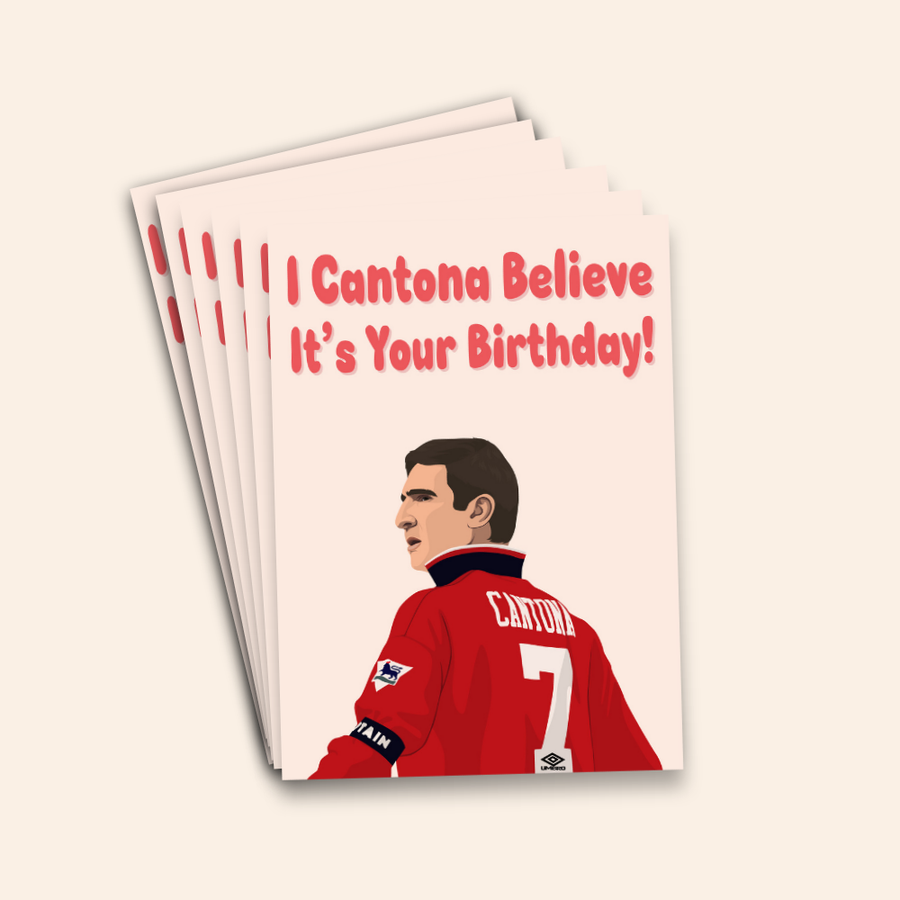 I Cantona Believe It’s Your Birthday Football Card Pack