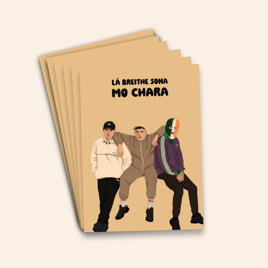 Lá Breithe Sona Mo Chara Irish Birthday Card Pack