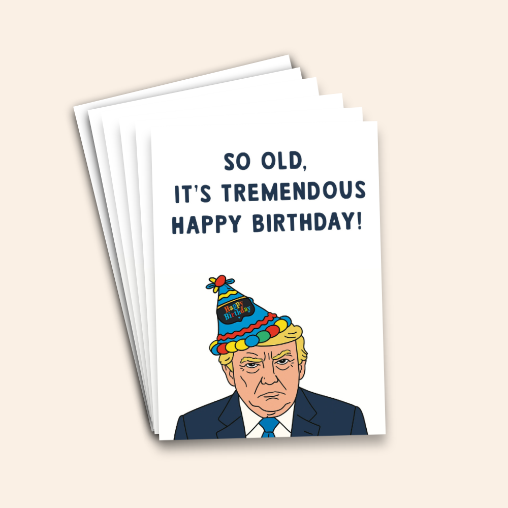 So Old, It’s Tremendous Funny Birthday Card Pack