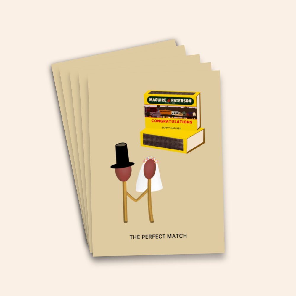 The Perfect Match Wedding Card Pack