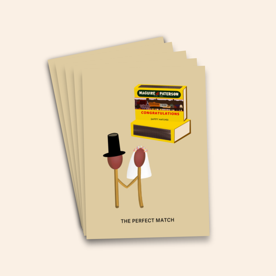 The Perfect Match Wedding Card Pack