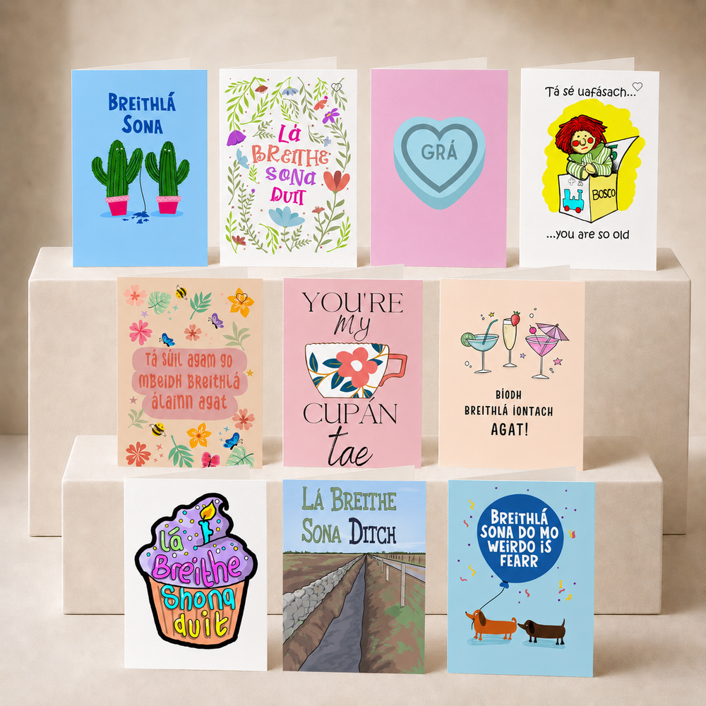 As Gaeilge Greeting Card Bundle