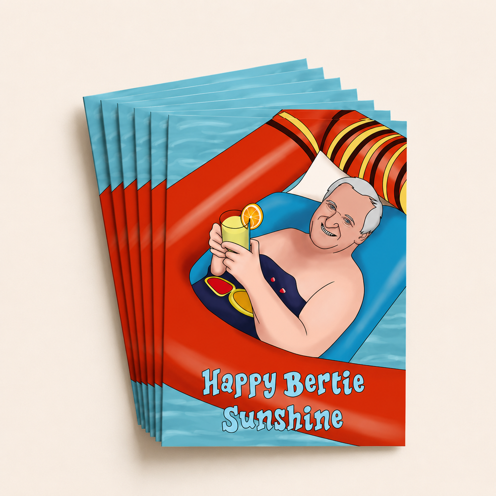 Happy Bertie Sunshine Birthday Card Pack