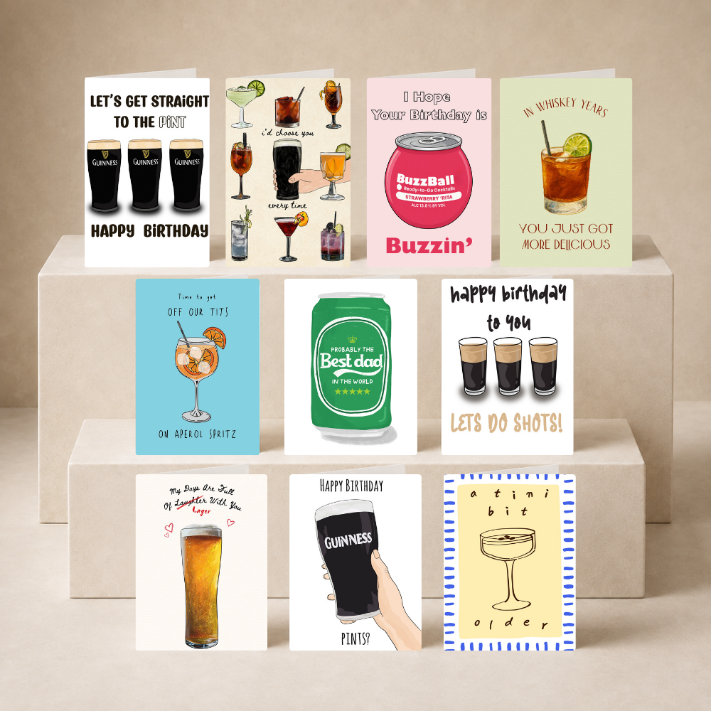Drinks Greeting Card Bundle