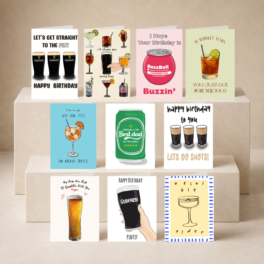 Drinks Greeting Card Bundle