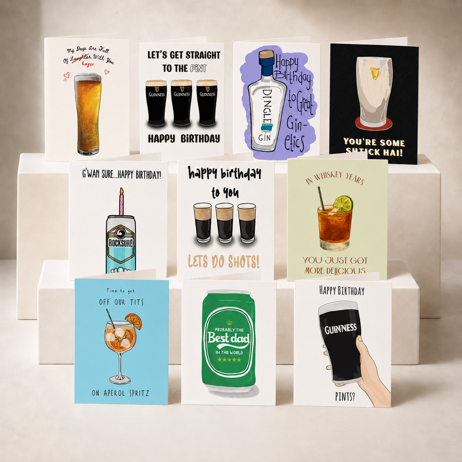 Drinks Greeting Card Bundle
