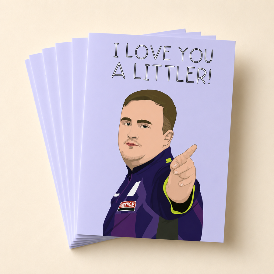 I Love You a Littler Darts-Inspired Card Pack