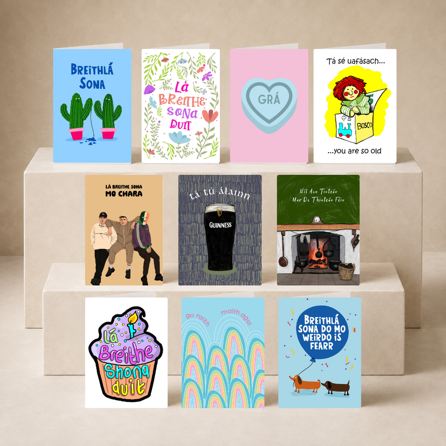 As Gaeilge Greeting Card Bundle
