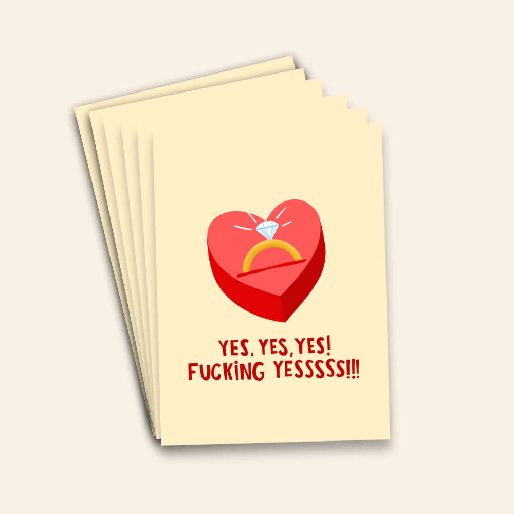 Yes Yes Yes Engagement Card Pack