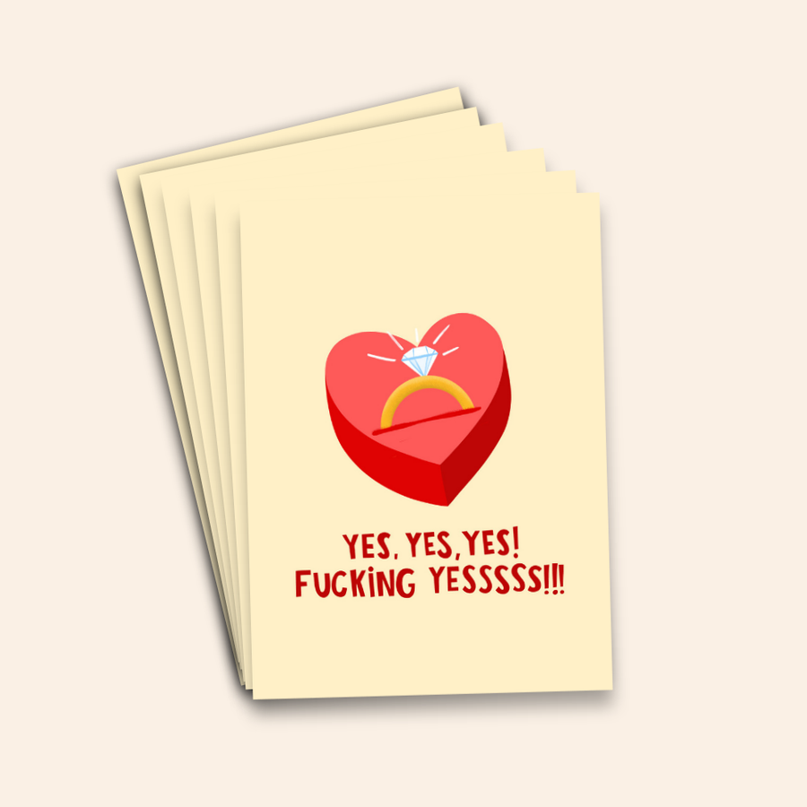 Yes Yes Yes Engagement Card Pack