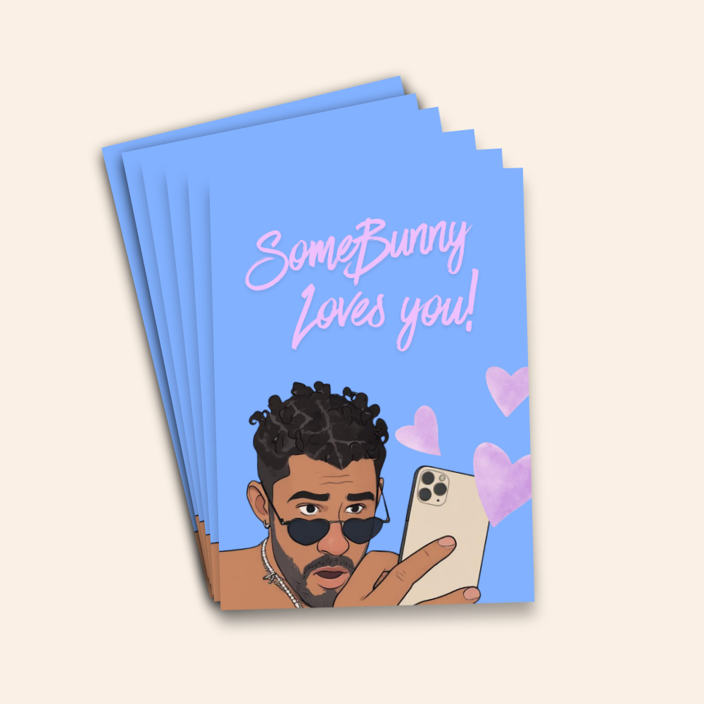 Some Bunny Loves You - Bad Bunny Card Pack