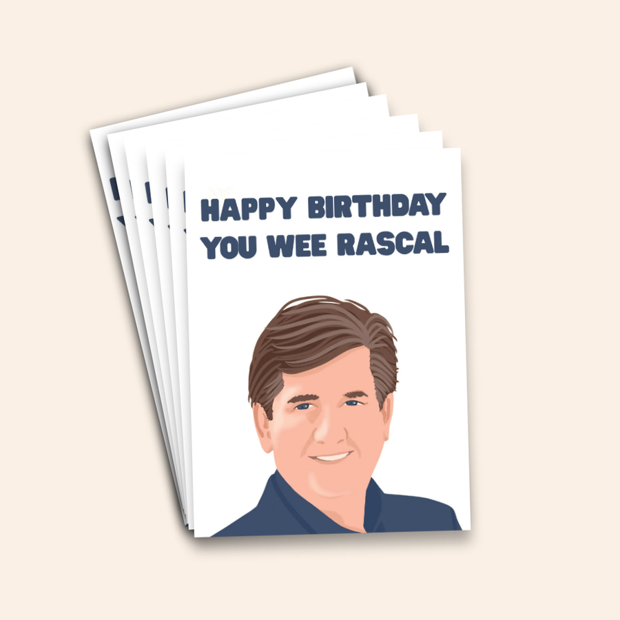 Happy Birthday You Wee Rascal - Daniel O'Donnell Inspired Birthday Card Pack