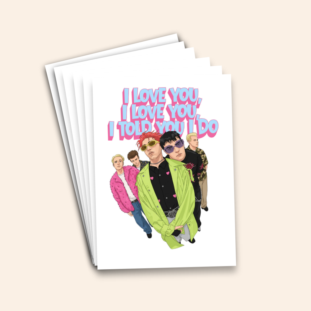 I Love You I Love You - Fontaines DC Inspired Card Pack