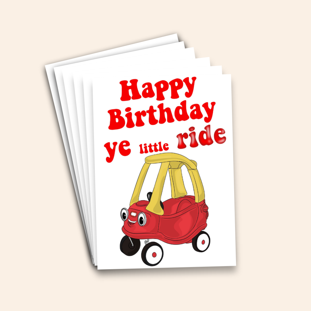 Ye Little Ride - Birthday Card Pack