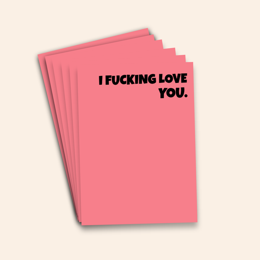 I F**king Love You. Card Pack