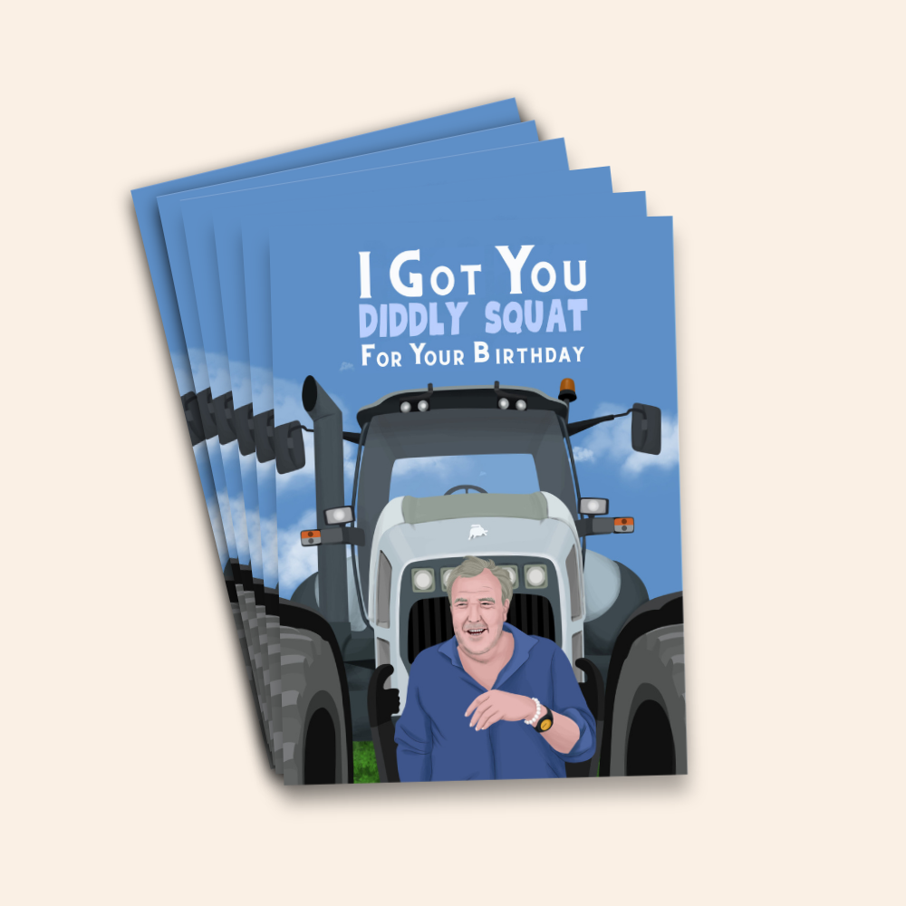 I Got You Diddly Squat Clarkson’s Farm Inspired Birthday Card Pack