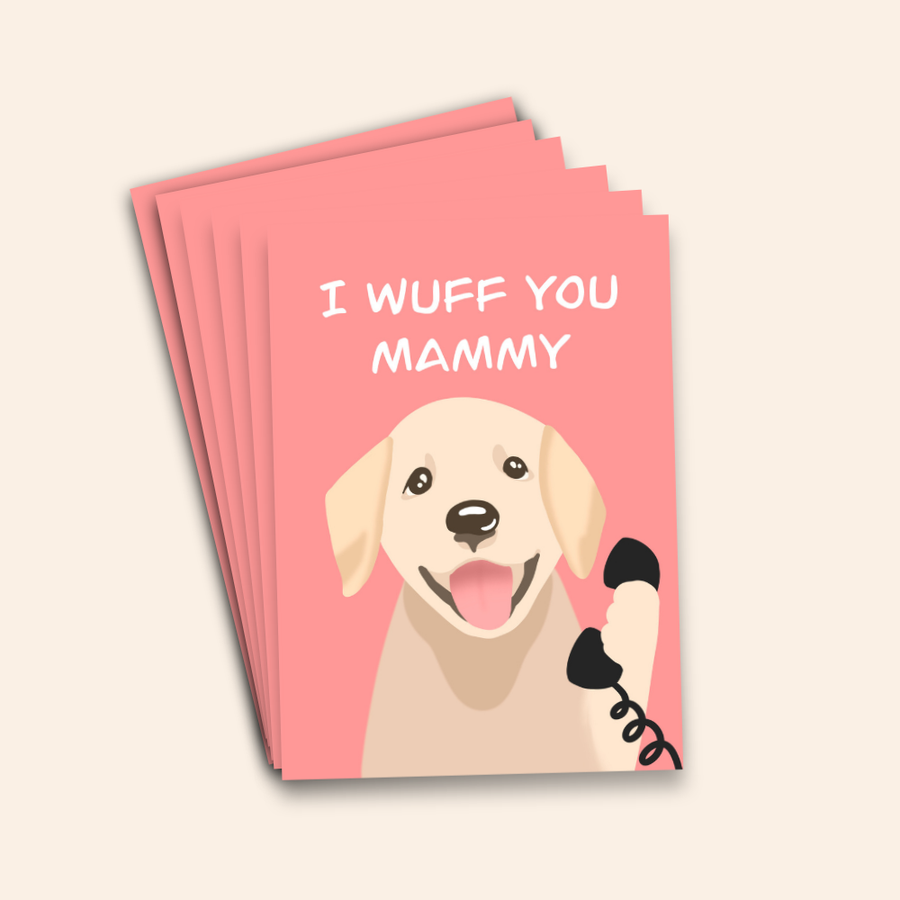 I Wuff You Mammy Card Pack