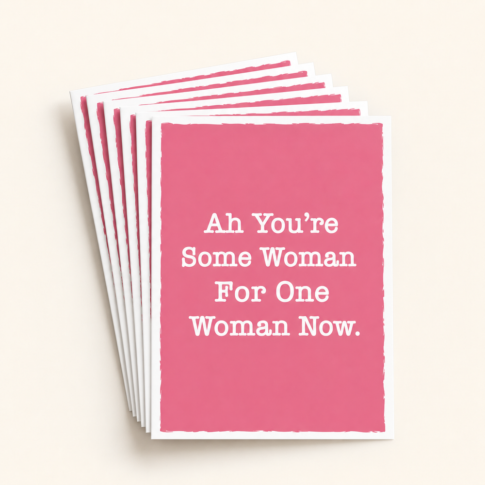 Some Woman for One Woman Now Funny Card Pack