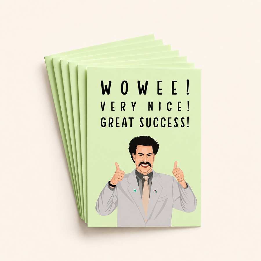 Wowee! Very Nice, Great Success Birthday Card Pack